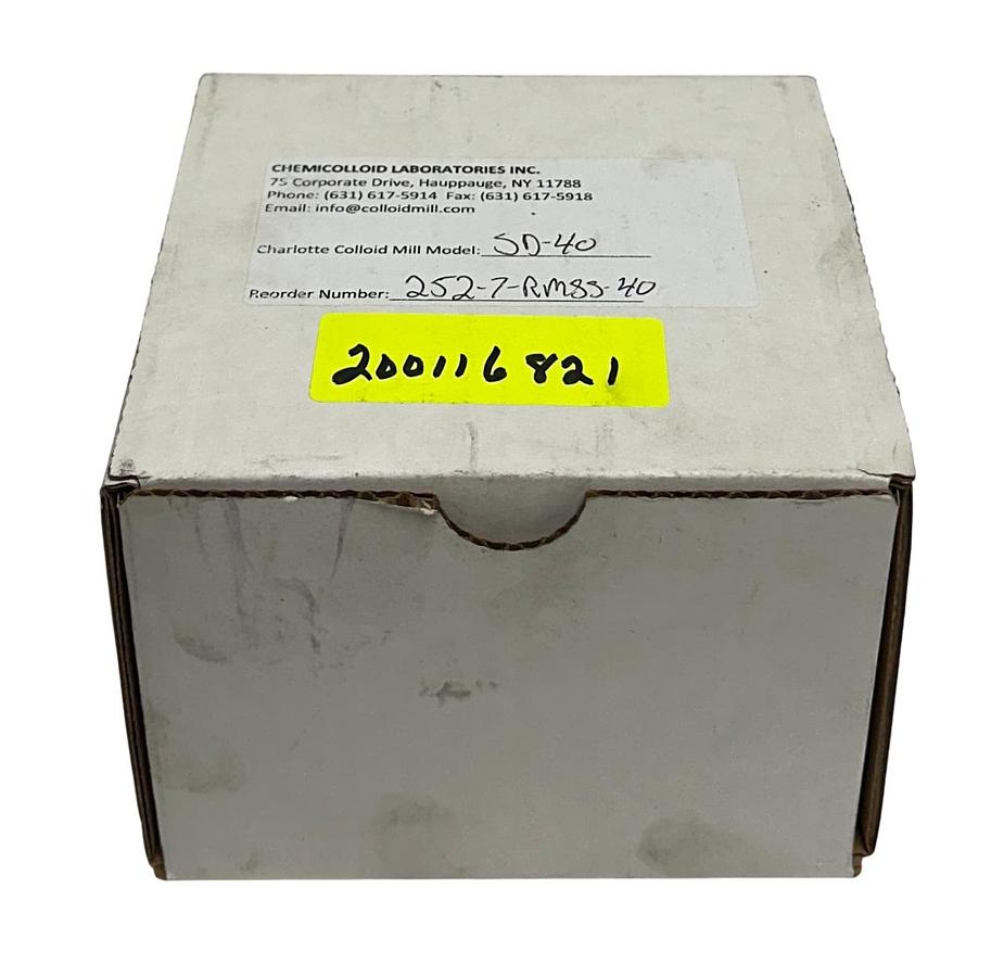Used CHEMICOLLOID CHARLOTTE 252-7-RMSS-40 / 2527RMSS40 ROTARY SHAFT SEAL SD-40 NSMP