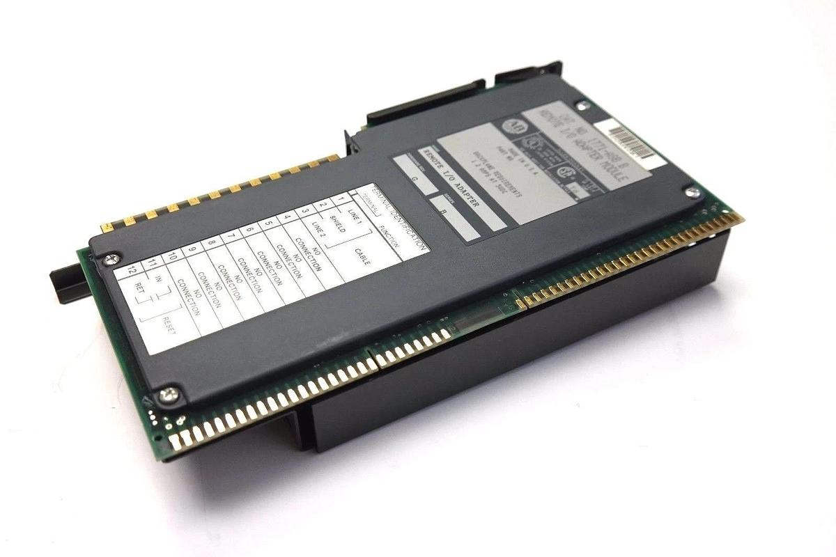 Refurbished REMANUFACTURED ALLEN BRADLEY 1771-ASB REMOTE I/O ADAPTER SER B 1771ASB/B F/W B/G
