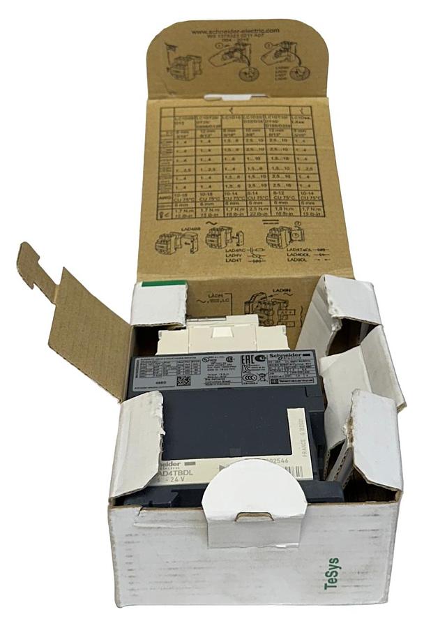 Used SCHNEIDER ELECTRIC LC1D09BD TeSys CONTACTOR LC1D09 24VDC COIL 9A 3-POLE NSMP