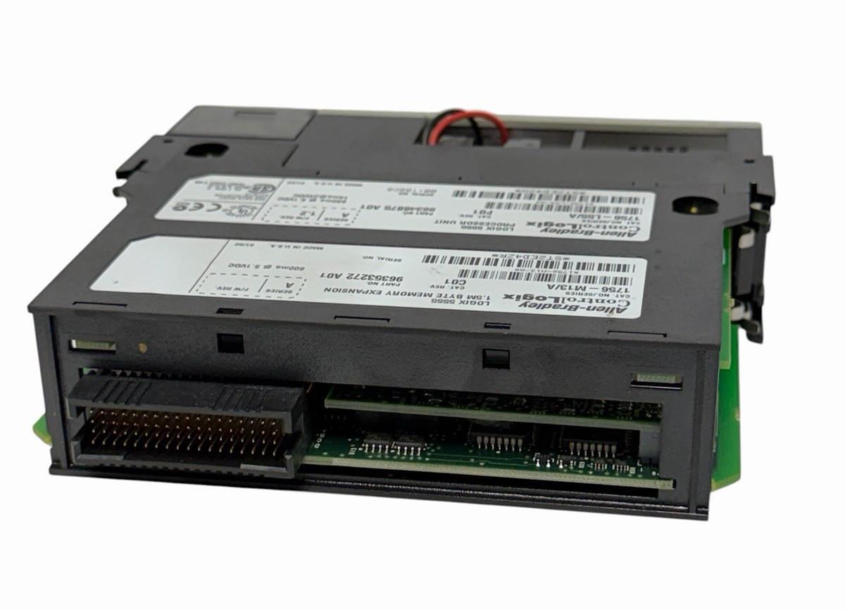 Used ALLEN BRADLEY 1756-L55 /A ControlLogix PROCESSOR W/ 1756-M13 /A BYTE MEMORY EXP.