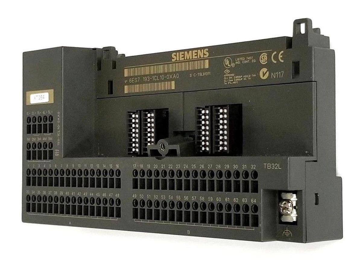 Used SIEMENS 63S7 193-1CL10-0XA0 TERMINAL BLOCK 6ES71931CL100XA0
