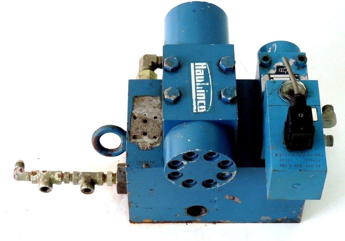 Used HAUHINCO 6249302 HYDRAULIC PUMP W/ HAUHINCO 6134653, S10P2310 VALVES
