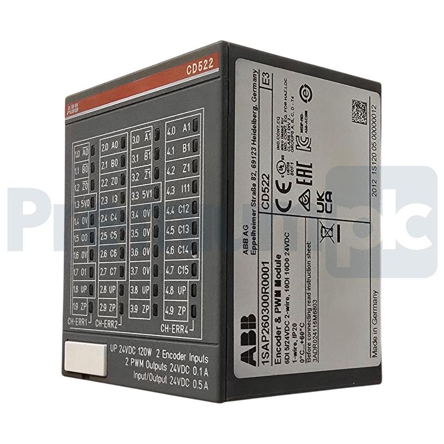 ABB 1SAP260300R0001 | CD522 AC500 S500 Encoder & PWM I/O Function Module NSMP
