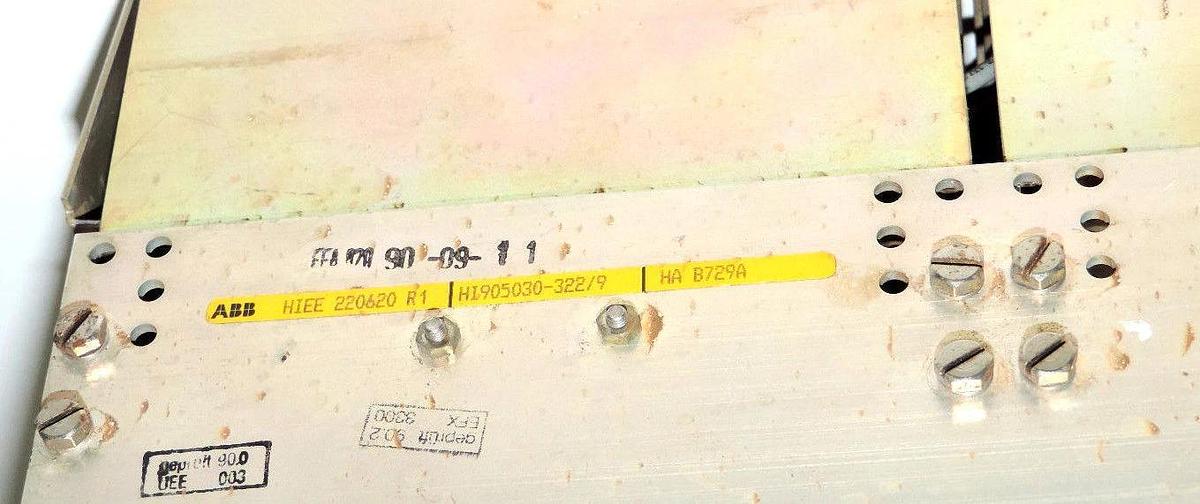 Used ASEA BROWN BOVERI ABB HIEE-220620-R1 RACK HI905030-322/9