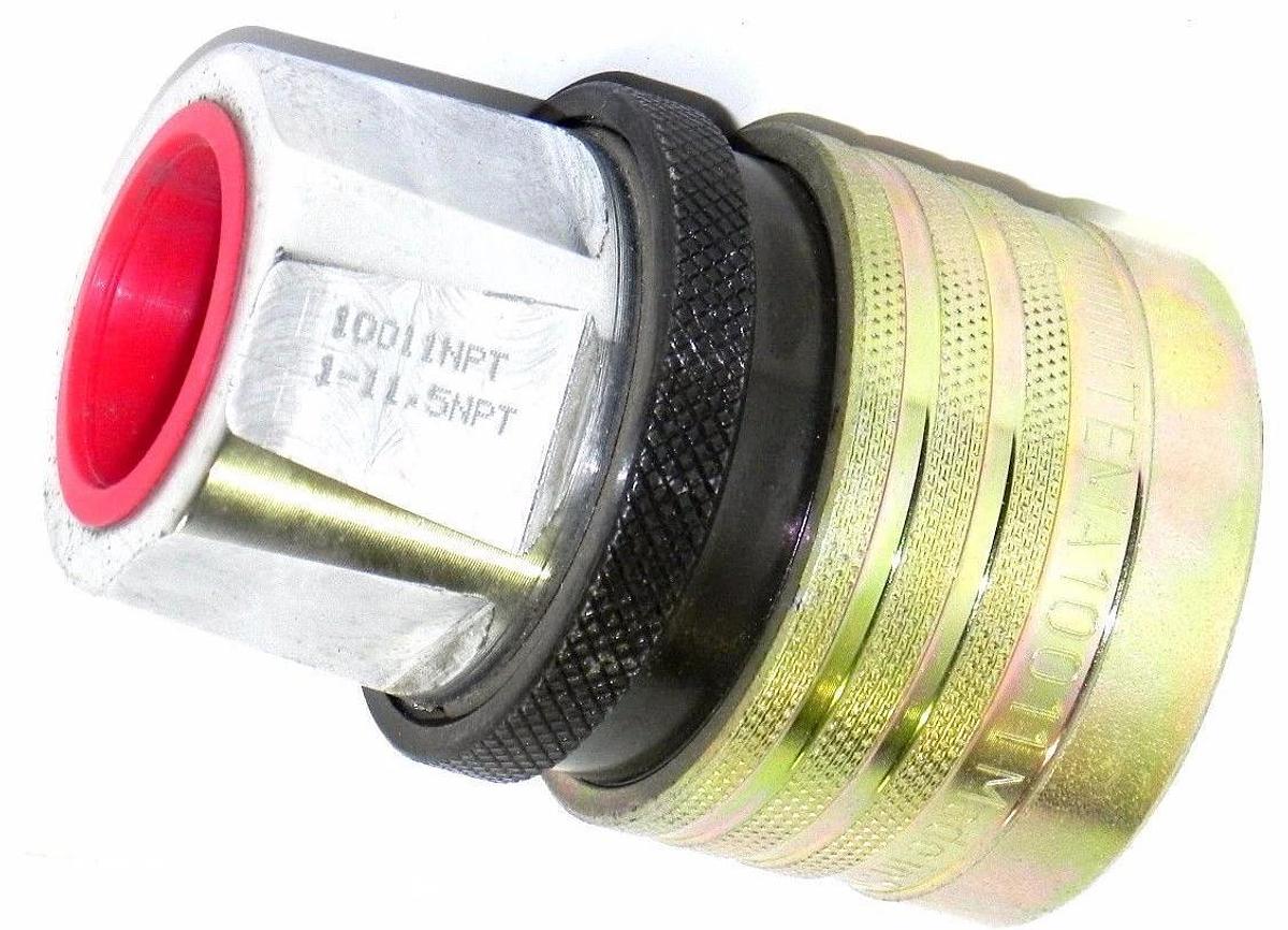 NEW TEMA 10011 FEMALE QUICK CONNECT COUPLING W/MALE 1-11.5NPT