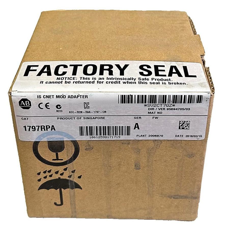NEW SEALED ALLEN BRADLEY 1797-RPA /A Flex Ex IS CNET COAX MOD ADAPTER 1797RPA