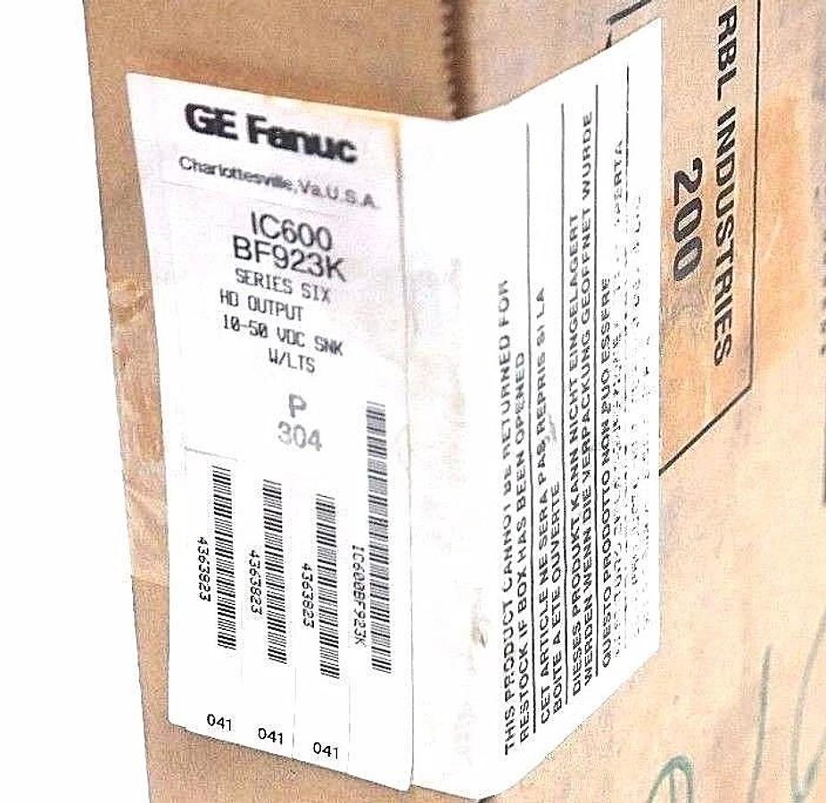 Used FACTORY SEALED FANUC  IC600BF923K  OUTPUT MODULE SERIES 6, IC600 BF923K SINK