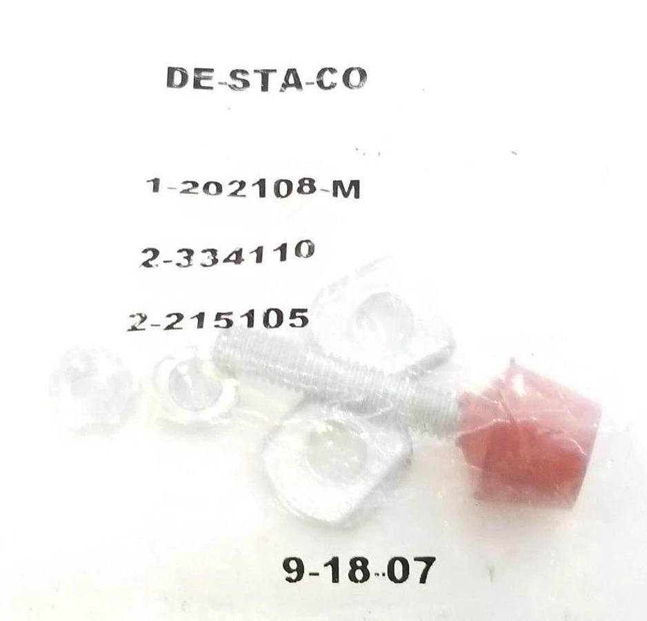Used NEW DE-STA-CO 1-202108-M, 2-334110, 2-215105 HARD WARE KIT