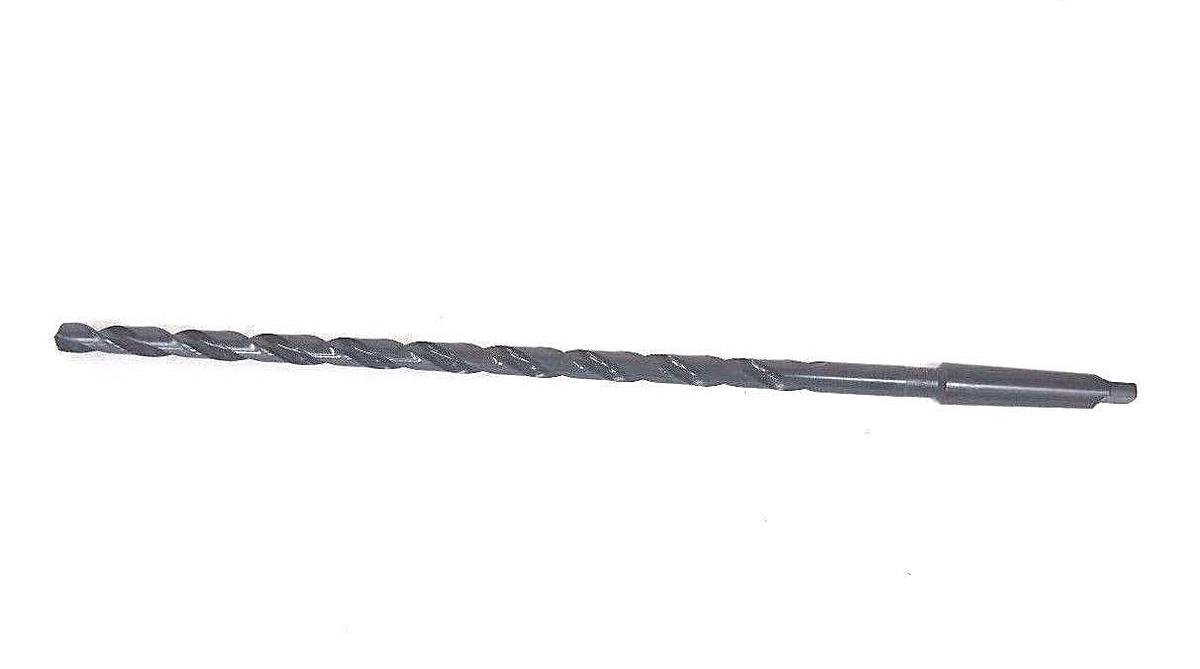 Used NEW PRECISION TWIST DRILL CO. 28034, 2T18, 17/32 EXTRA LENGTH TAPER SHANK HSS 19