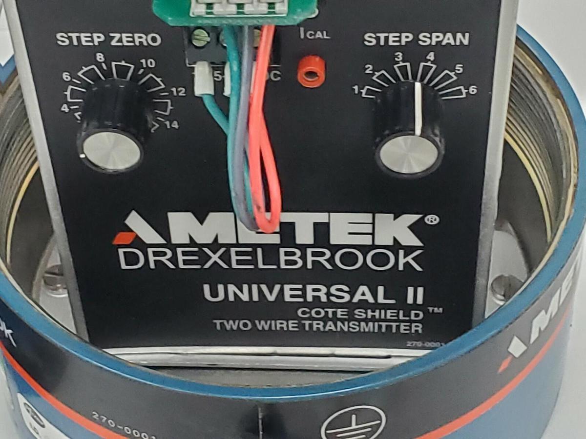 Used AMETEK DREXELBROOK TRANSMITTER ASSY 408-8200 LEVEL CONTROL 370-4000 LOOP METER