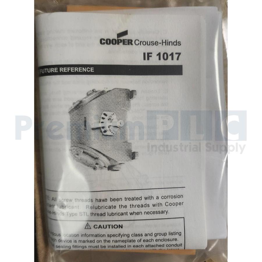 Used NEW COOPER CROUSE-HINDS FLS60364 1 44 / FLS60364144 M03 FLS ENCLOSED SWITCH 60A