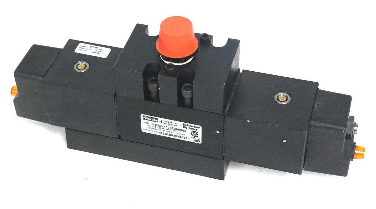 NEW PARKER SCHRADER BELLOWS H25WXBG353000GA SOLENOID VALVE 150PSI MAX
