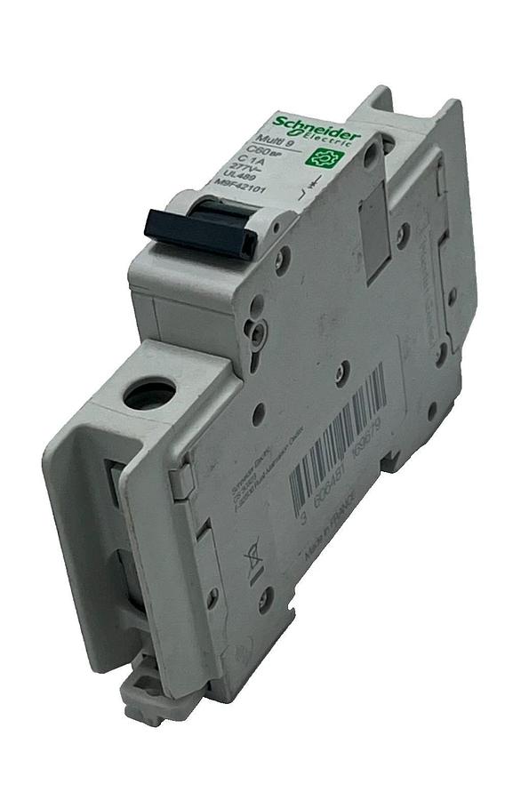 Used Schneider M9F42101 Multi9 C60BP Miniature Circuit Breaker 1P 1A C-Curve DIN