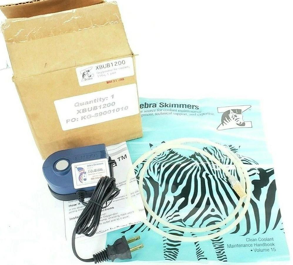 NIB ZEBRA XBUB1200 OXYGENATOR FOR COOLANT