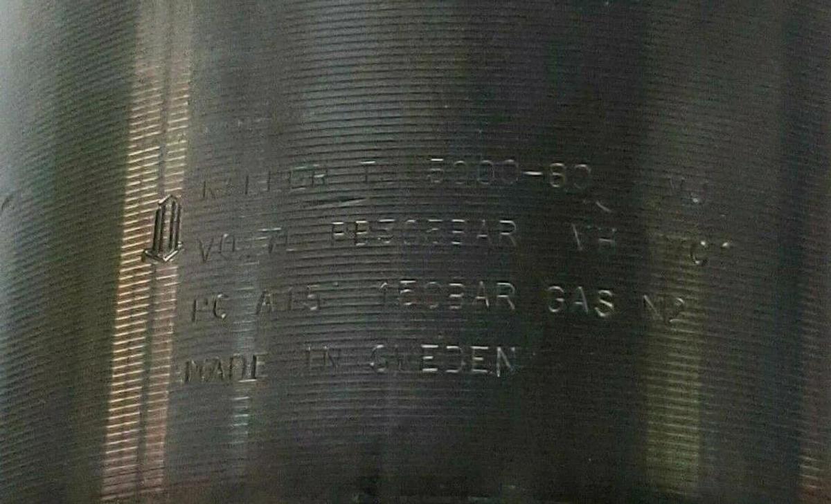 Used KALLER M-1500 GAS SPRING METRIC TU 5000-80
