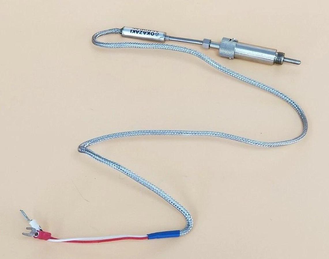 Used OKAZAKI AEROPAK KPN615814 THERMOCOUPLE ELEMENT SUS316, ELEMENT K, CLASS 2