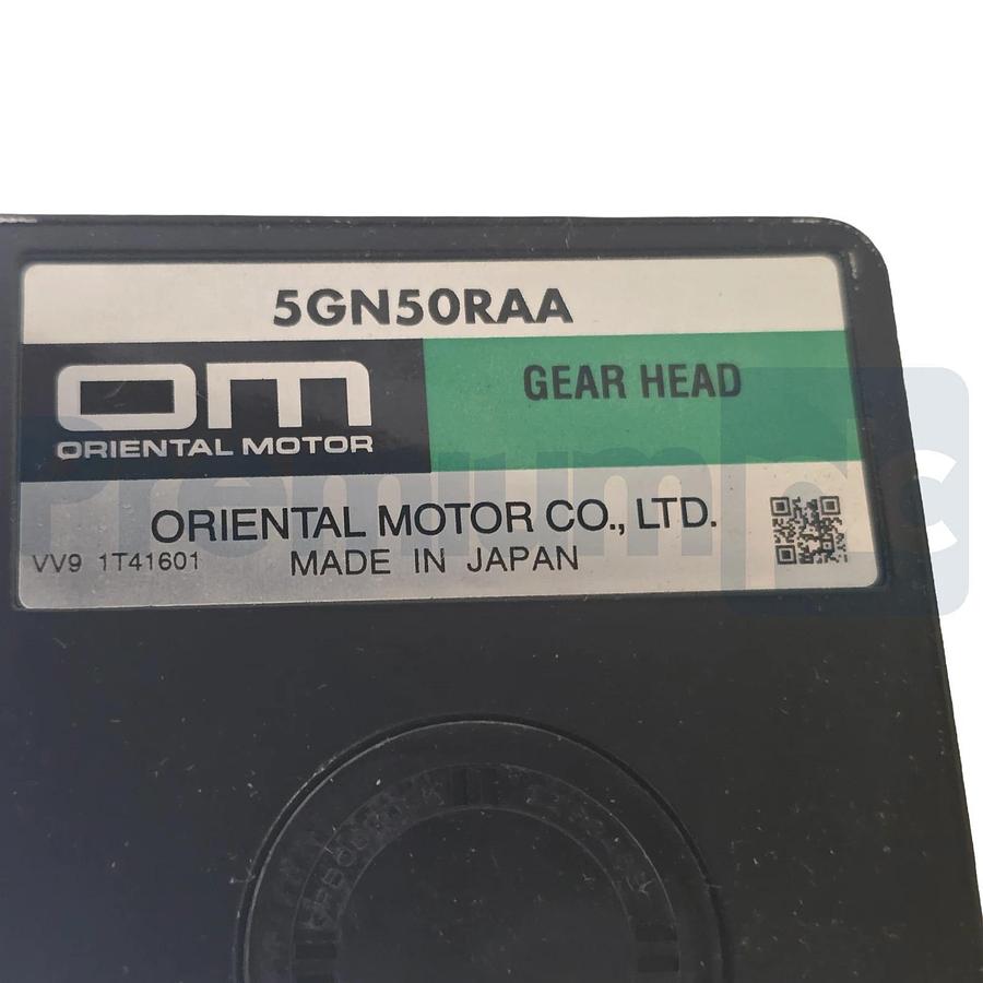 Used Oriental Motor 5RK40GN-AWMU Brake Motor w/ 5GN50RAA Gearhead 40W 115V 50:1 NSMP