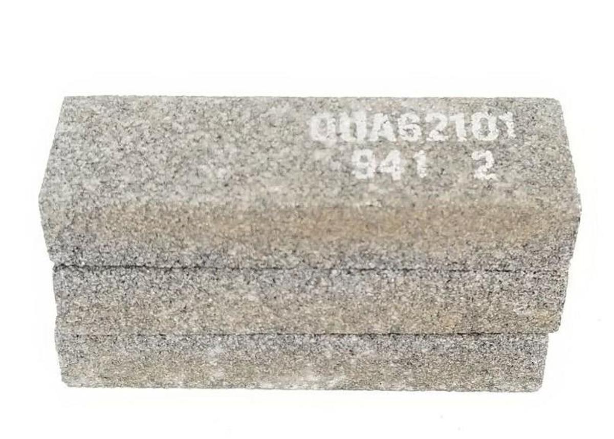 LOT OF 3 GENERIC 0UA62101 GRINDING STONE PLATES 6 IN. L 1 IN. T 2 IN. W QUA62101