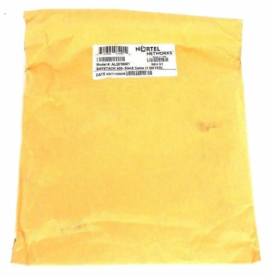 Used NIB NORTEL NETWORKS AL2018001 BAYSTACK 400- STACK CABLE (1 METER) REV 01