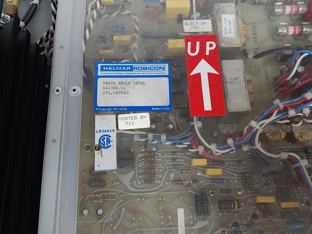 Used HALMAR ROBICON 441302.11 PHASE ANGLE CNTRL 27A, 480VAC