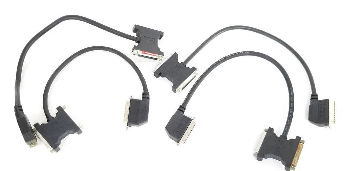 Used LOT OF 4 GE FANUC IC693CBL305A PCM TO Y CABLES