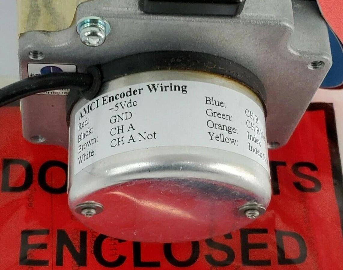 Refurbished ADVANCED MICRO CONTROLS SM34-1100DE STEPPER MOTOR W/ ENC34-1000 (REPAIRED)
