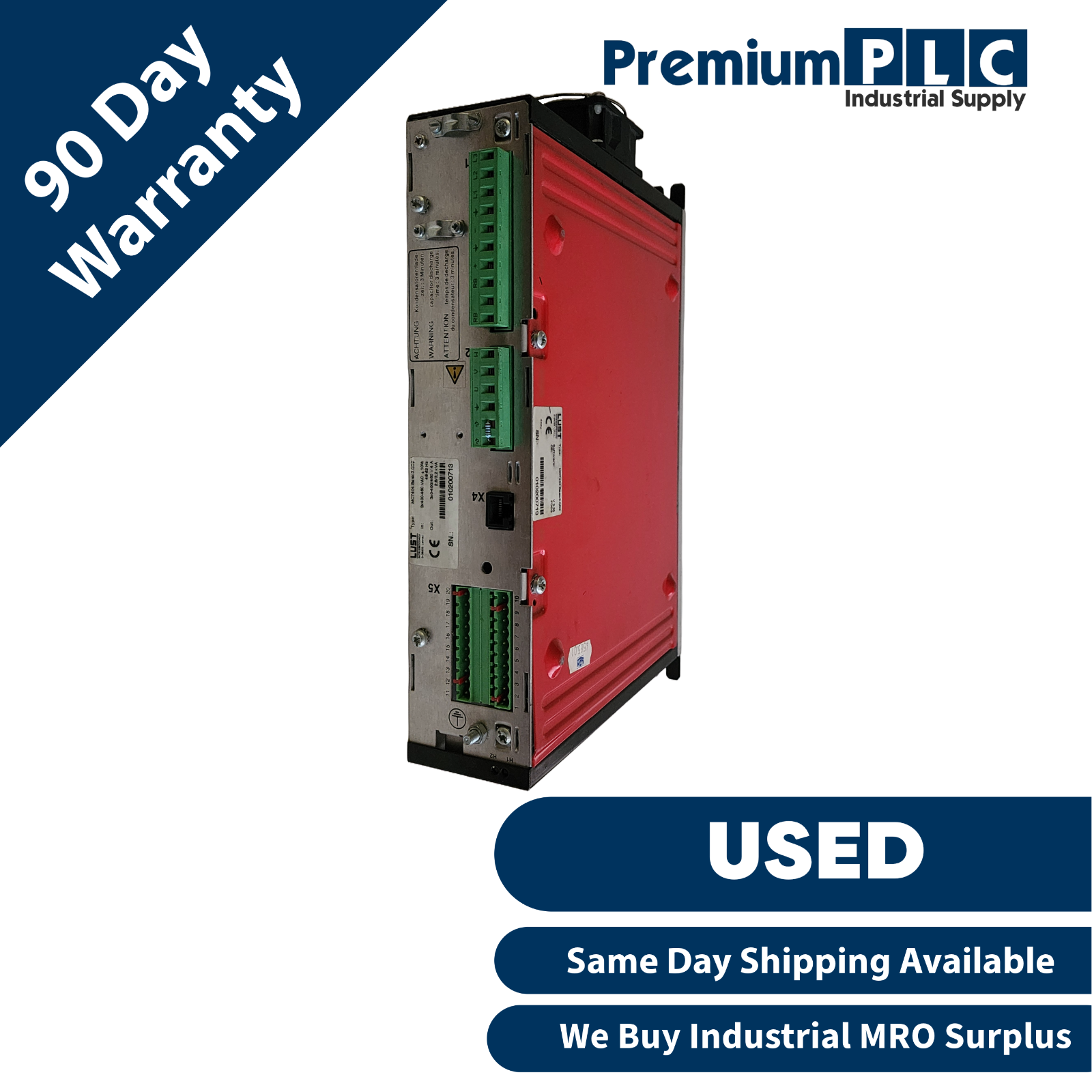 Used USED LUST MC7404 BASIC 3.0, D2 MasterControl MC7000 SERVO CONTROLLER DRIVE