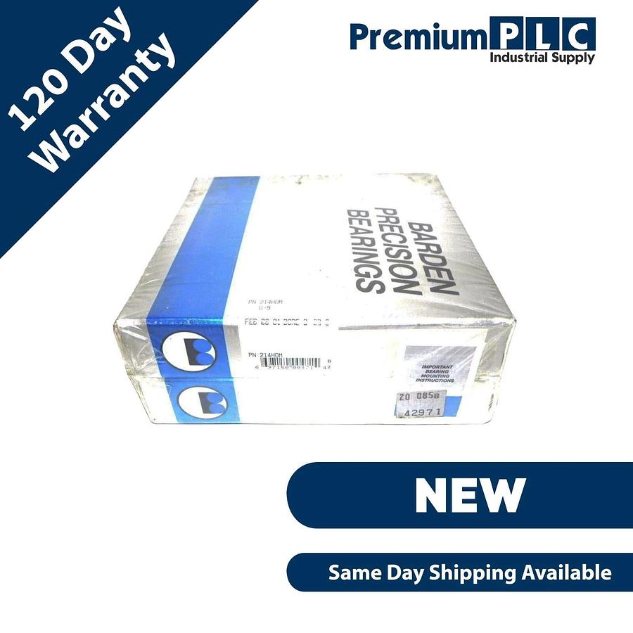 Used NEW BARDEN 214HDM / 214 HDM PRECISION BALL BEARING ANGULAR CONTACT PAIR BOX OF 2