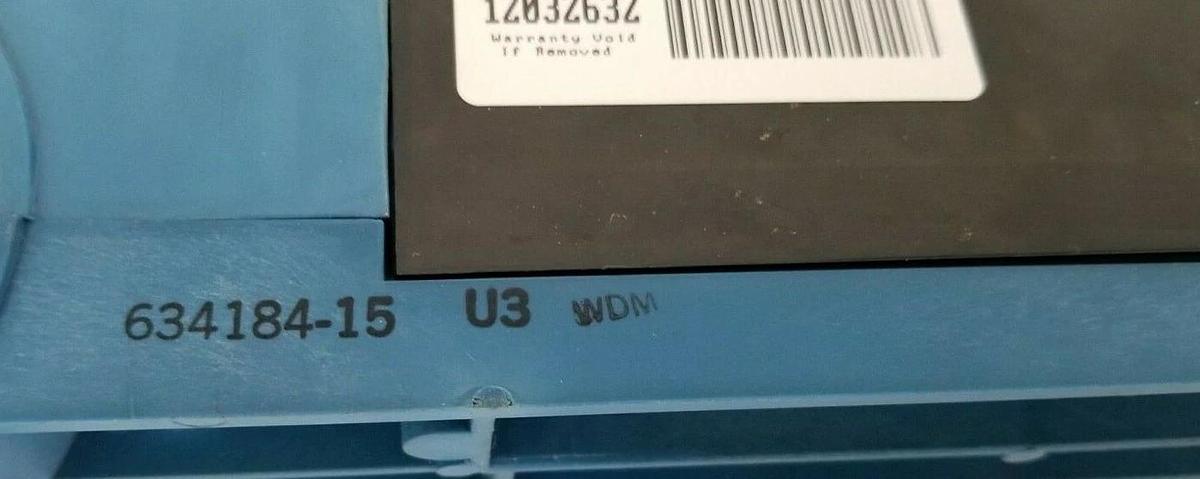 Used ALLEN BRADLEY 634184-15 BLANK SLOT FILLER W/ 634177B-90 44-79 BOARD 634177B