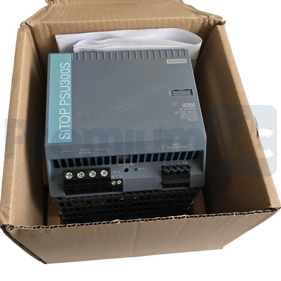 Siemens 6EP1437-2BA20 SITOP PSU300S Power Supply 3AC 400-500V DC 24V 40A NSMP