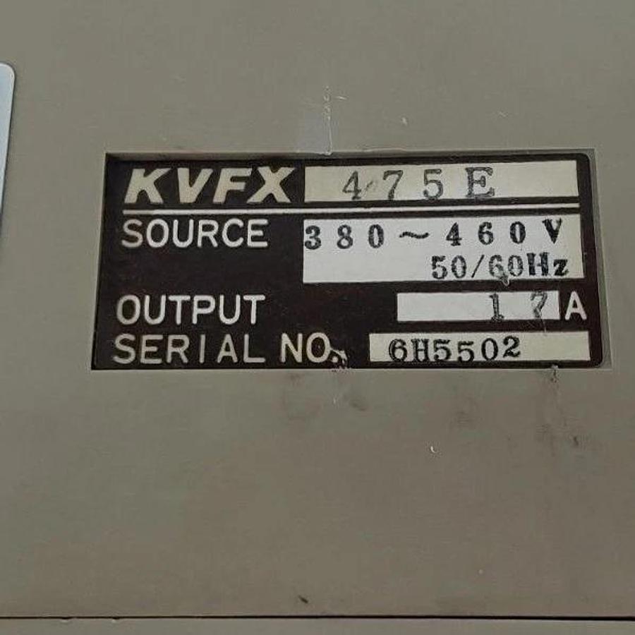 Used DRIVECON KVFX-475-E TRANSISTOR INVERTER KVFX475E *MISSING WIRING INSERT*