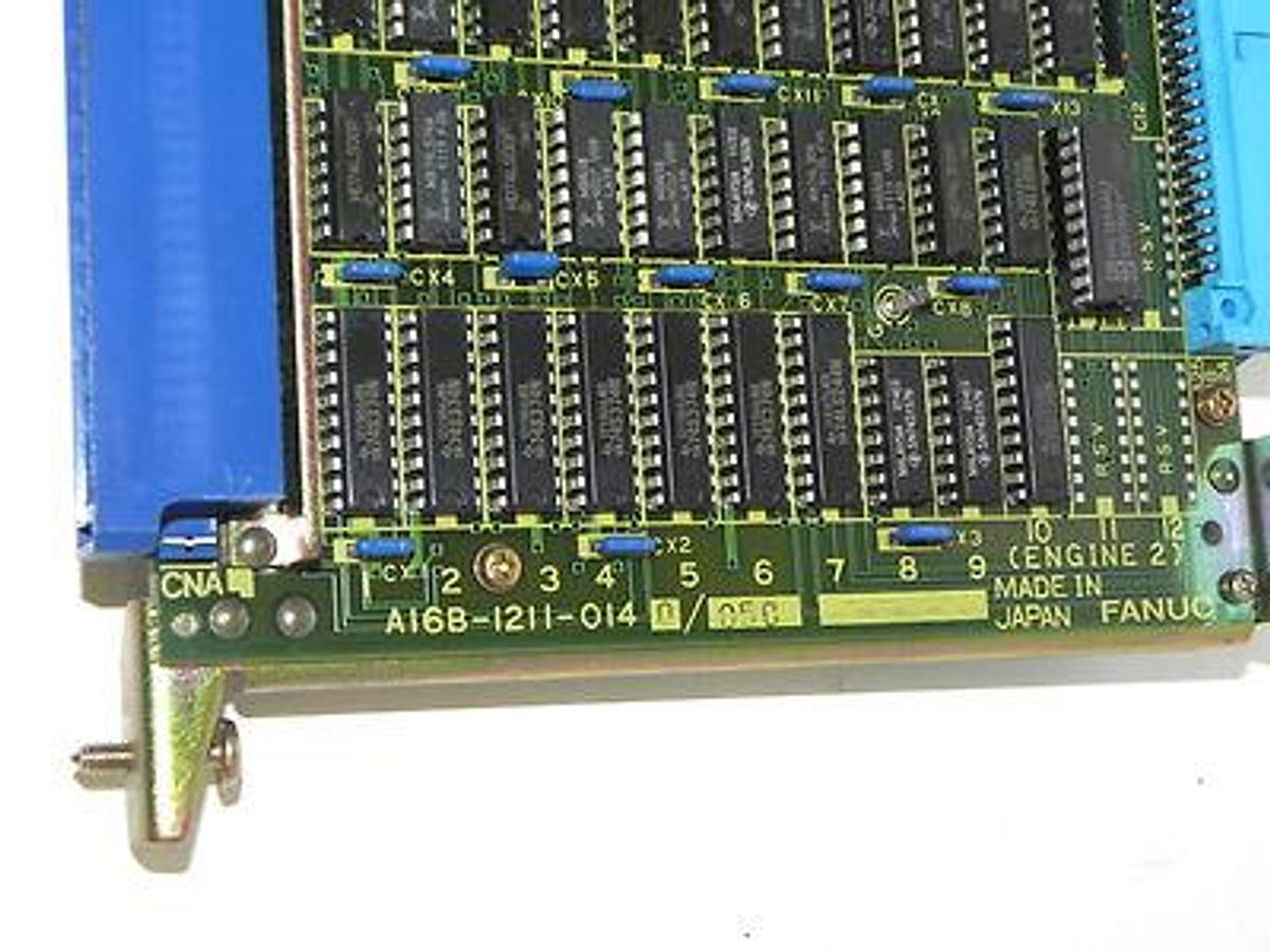 Used FANUC A16B-1211-0140/05C PC BOARD VISION ENGINE W/ A20B-1002-0430/01A BOARD