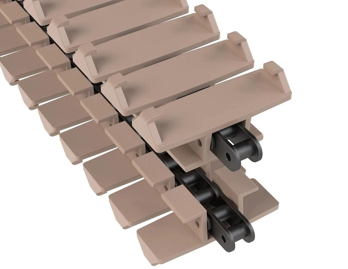 Used NIB REXNORD 81431511 LF1873T S/G CARBON BC TABLE TOP CHAIN W: 3.75" PITCH 1.5"