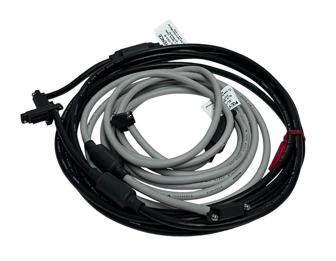 KEYENCE SL-VS3 / SLVS3 LIGHT CURTAIN SERIAL CONN CABLES SL-VS3-T / SL-VS3-R NSMP