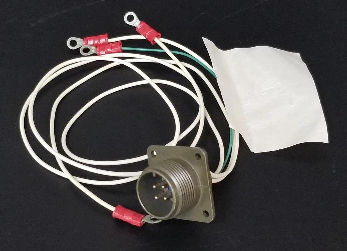 Used GENERIC S1D970030-262.01 CABLE ASSY. W/ AMPHENOL MS3102A14S-2P RECEPTACLE
