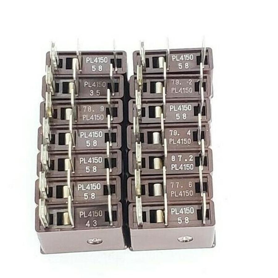 LOT OF 14 NEW DAITO PL4150 ALARM FUSES SERIES PL4 FAST ACTING BROWN 15AMP
