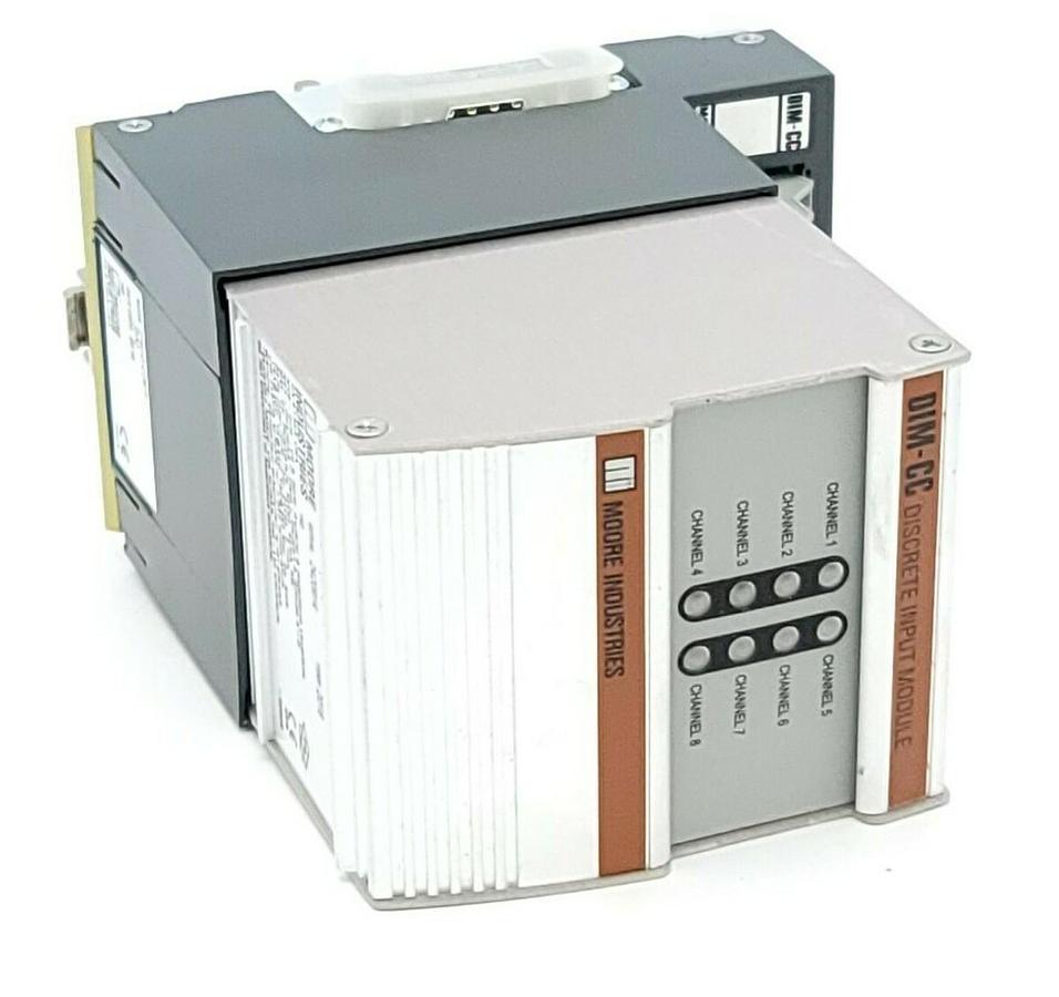 Used NEW MOORE INDUSTRIES DIM/IO/CC8/IP DIM-CC DISCRETE INPUT MODULE