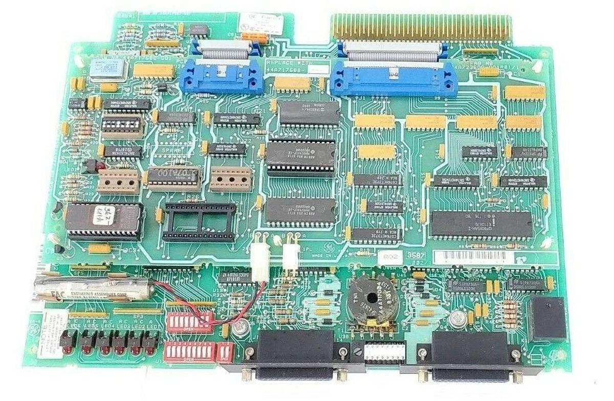 Used GE FANUC IC600-BF944K 12K ASCII I/O MODULE 44A717587-G01 W/ 44A717588-G01 BOARD