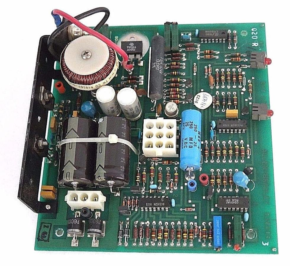 Used ALLEN BRADLEY 636806 POWER SUPPLY BOARD 636806 REV-2 BACK SIDE