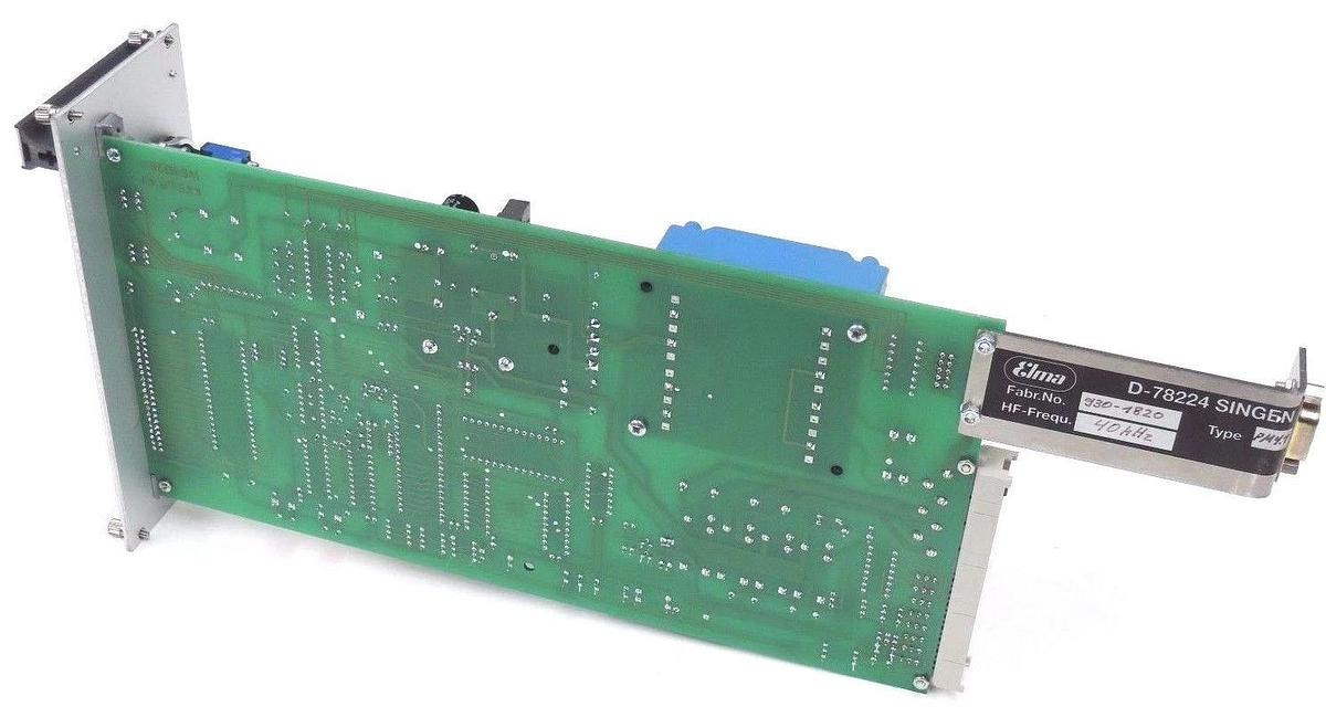 Used ELMA D-78224 SINGEN / 930-1820 PM 4.1 40KHz , HF-SCHALTER PROGRAMMING BOARD
