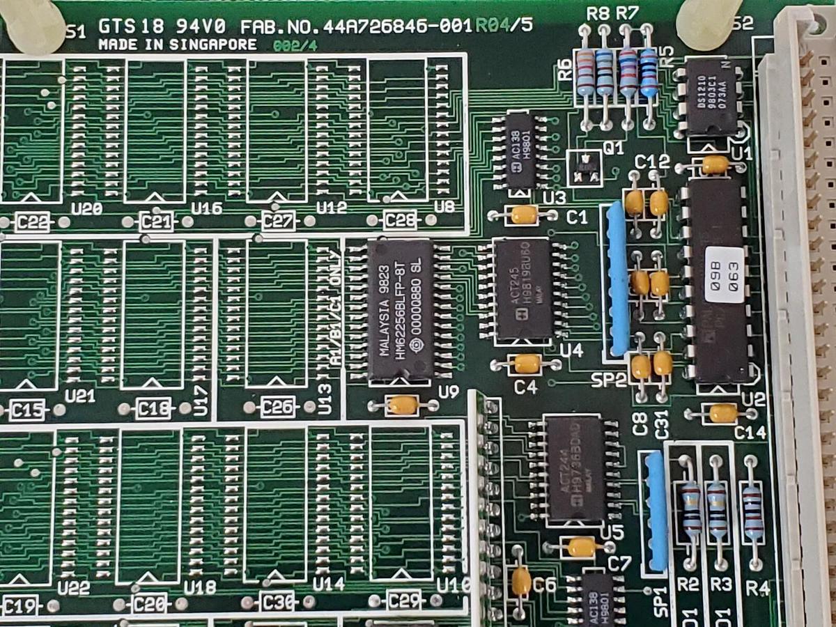 Used NIB GE FANUC IC697MEM713C 64KB CMOS MEMORY MODULE