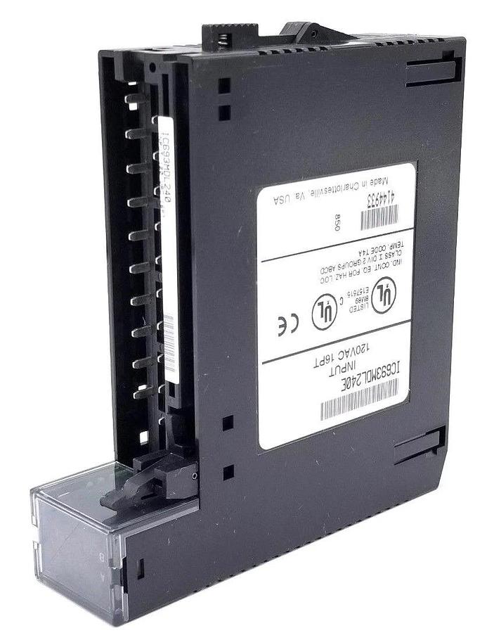 Used GE FANUC IC693MDL240E INPUT MODULE 120VAC INPUT 16PT MISSING WIRING TERMINAL