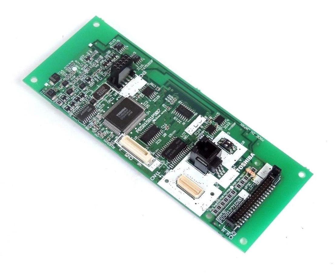 Used TOSHIBA P6581581P902 PROGRAMMABLE LOGIC CONTROL BOARD