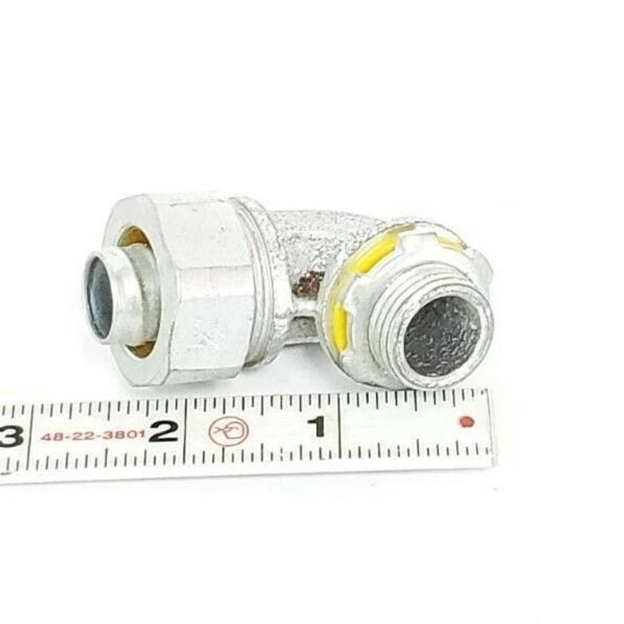 LOT OF 10 NEW GENERIC CUTLER-HAMMER 90DEG ELBOW CONDUIT FITTINGS, 1/2"