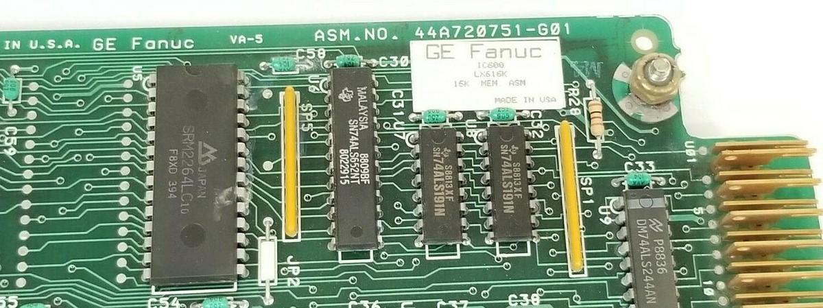 Used GE FANUC IC600LX616K 16K MEMORY BOARD FAB. NO. 44A720856-002R03/1