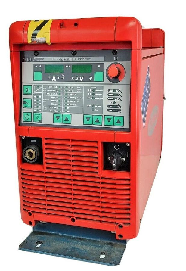 Used FRONIUS TRANSSYNERGIC 5000 C 460V ART NO. 4,075,098,801 WELDER 4,045,990