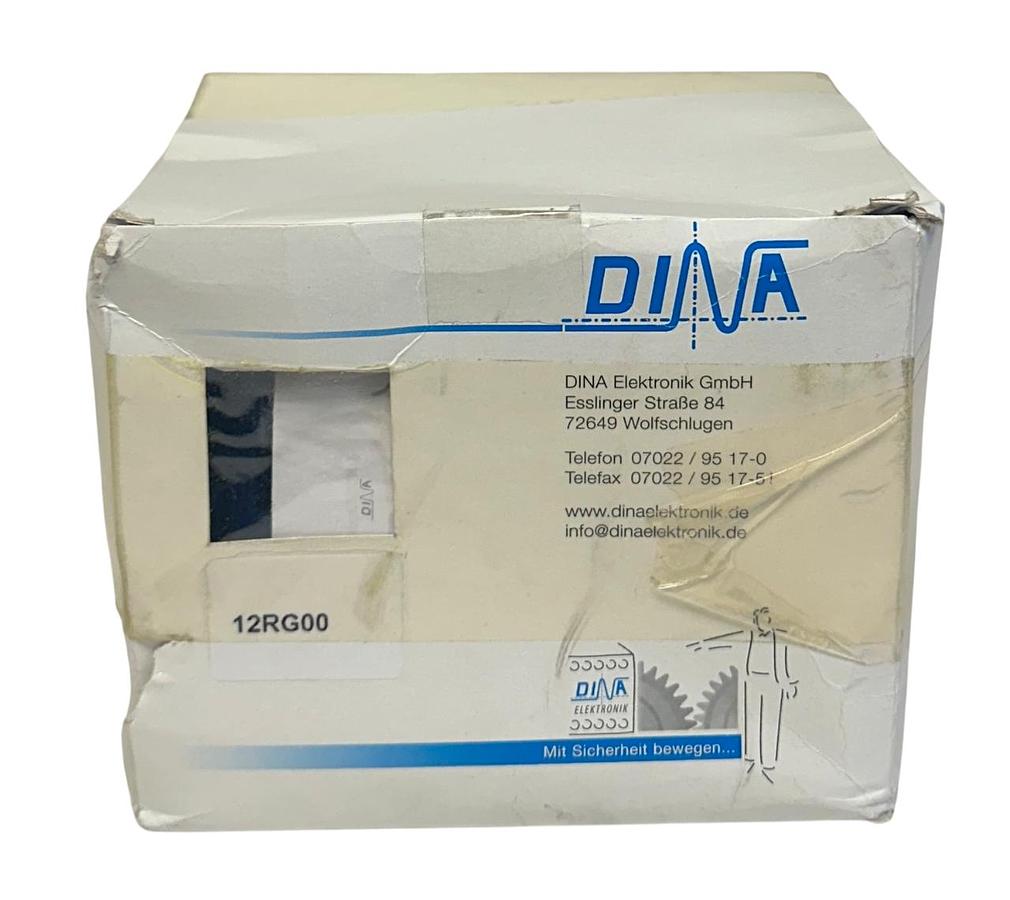 Used DINA ELEKTRONIK 12RG00 DNDS MODULAR METAL HOUSING SAFETY BLUE 0901821218 NSMP