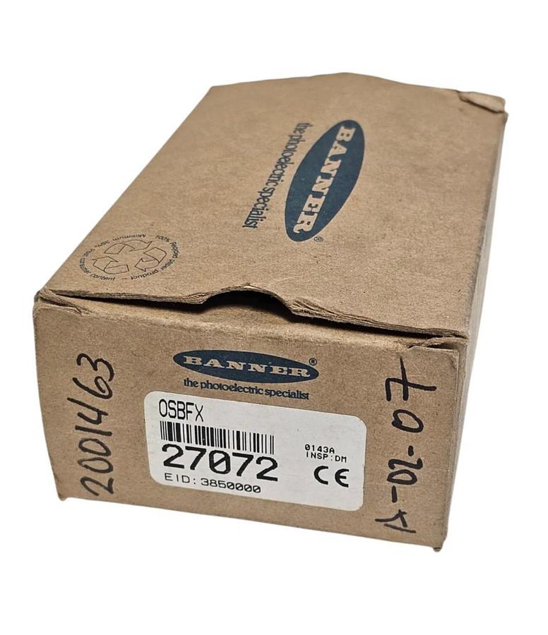 NIB BANNER OSBFX SENSOR HEAD OMNI-BEAM 27072 NSFP