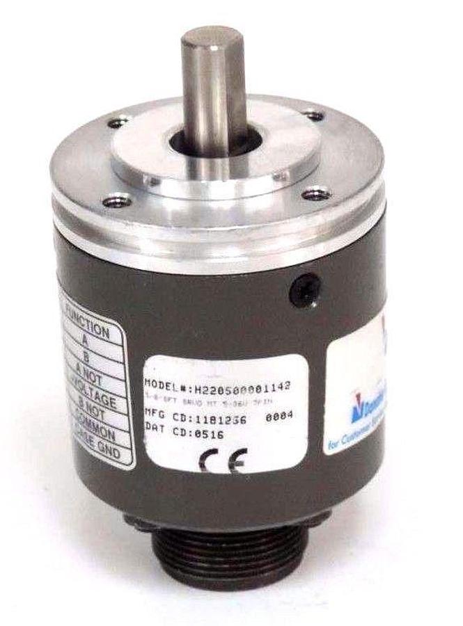 Used DANAHER CONTROLS DYNAPAR H22050000 ENCODER 3/8" SHAFT