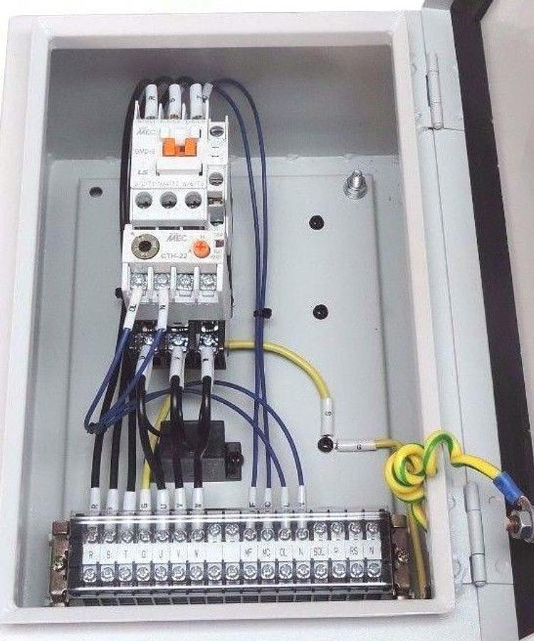 Used NEW KYOKUTOH KPS-101D-400 ENCLOSURE MEC GMD-9 CONTACTOR & GTH-22 OVERLOAD RELAY